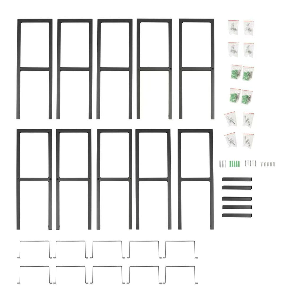 34 Inch Wall Mount Media Storage Rack X94008
