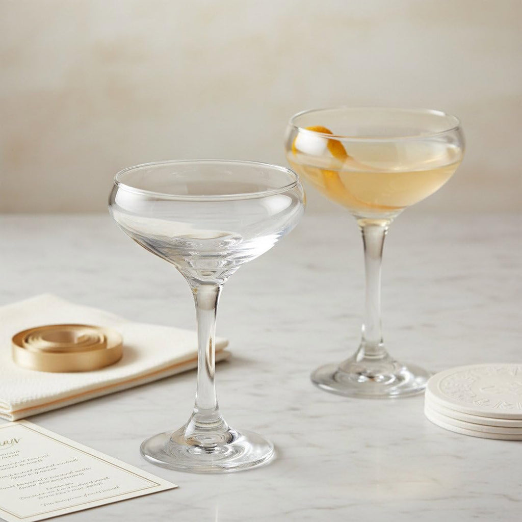 Round Table Cocktail Coupe 2-Piece Set W777