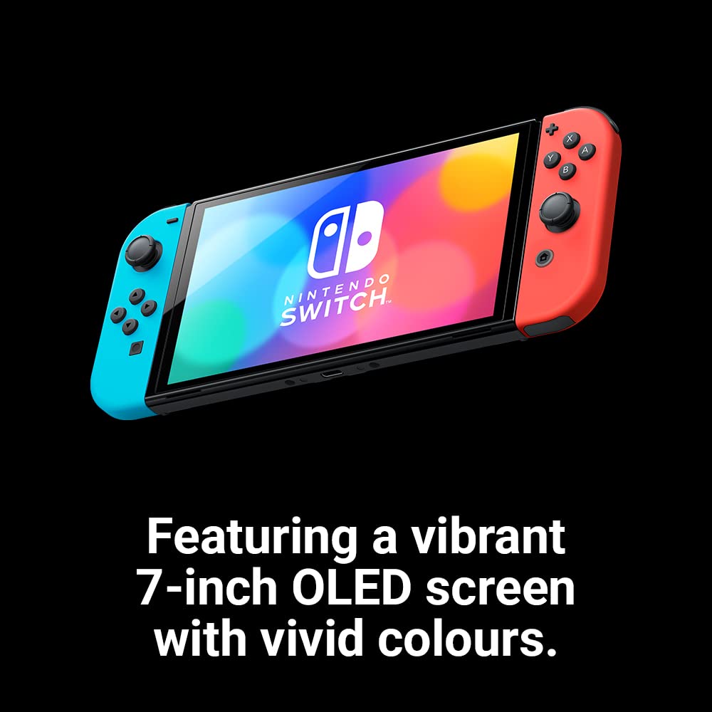 Nintendo Switch OLED Model Neon Blue Neon Red L47164