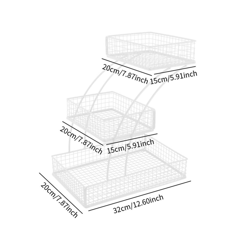 3 Tier Wire Fruit Basket C825
