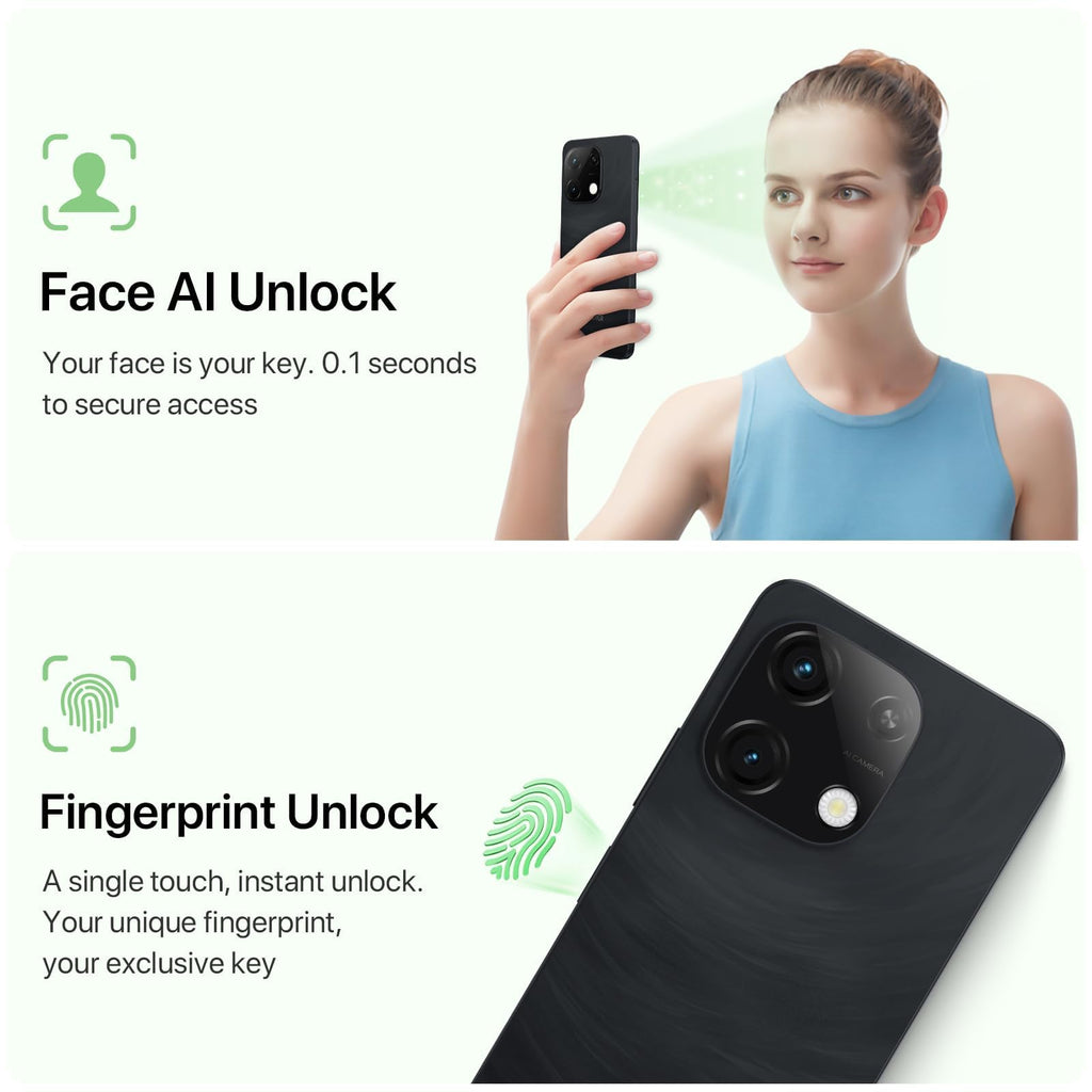Unlocked Android 14 Smartphone 256GB Octa-Core 6.75" HD+ 5000mAh 4G Dual SIM J9310