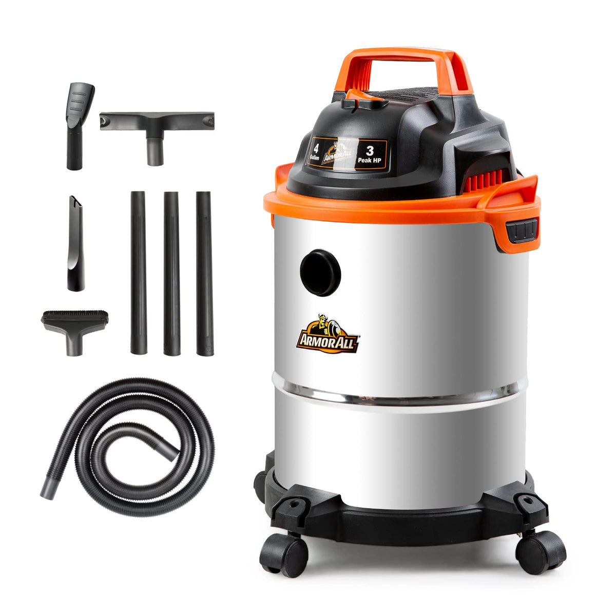 4 Gallon Stainless Steel Wet/Dry Vacuum M778