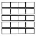 34 Inch Wall Mount Media Storage Rack X94008