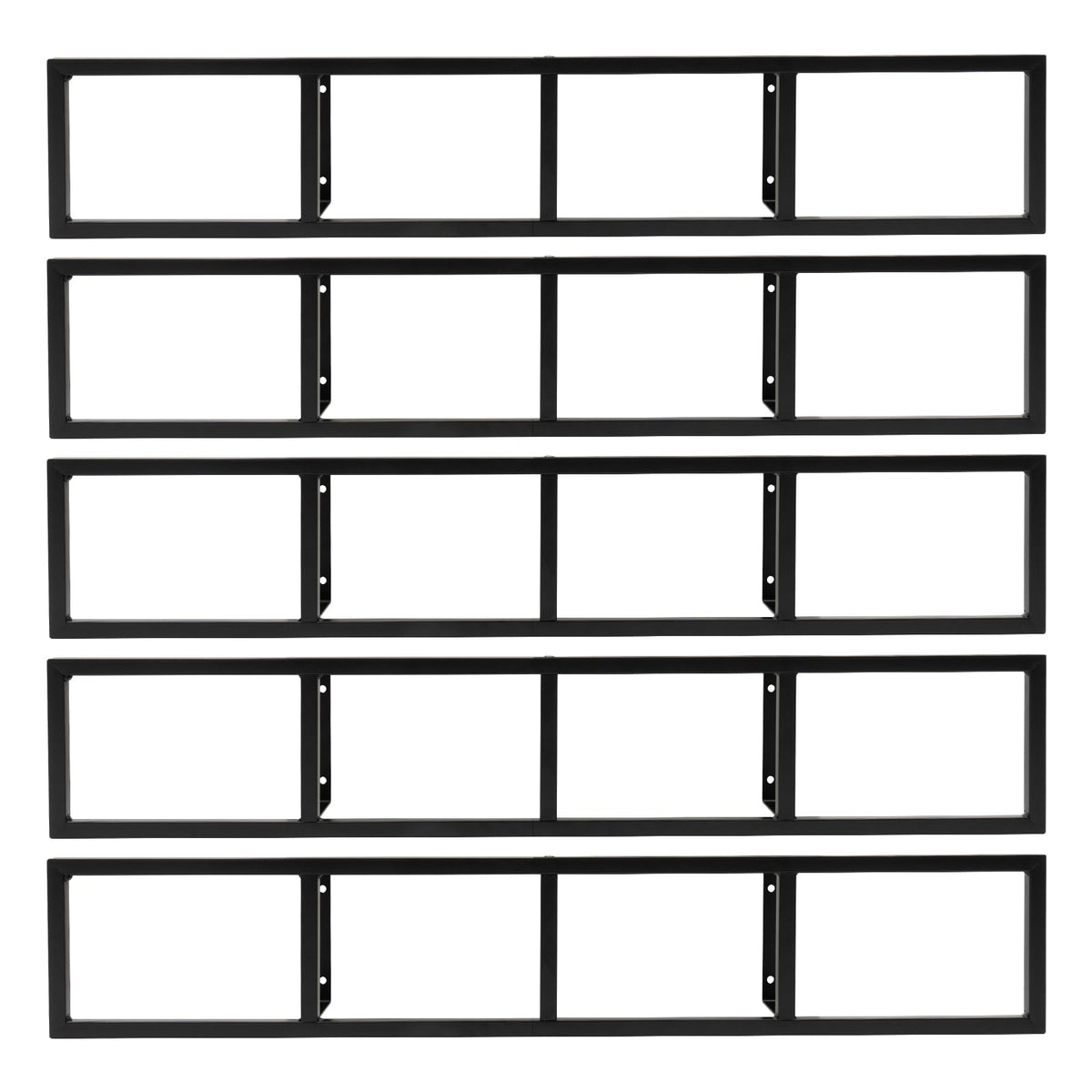 34 Inch Wall Mount Media Storage Rack X94008