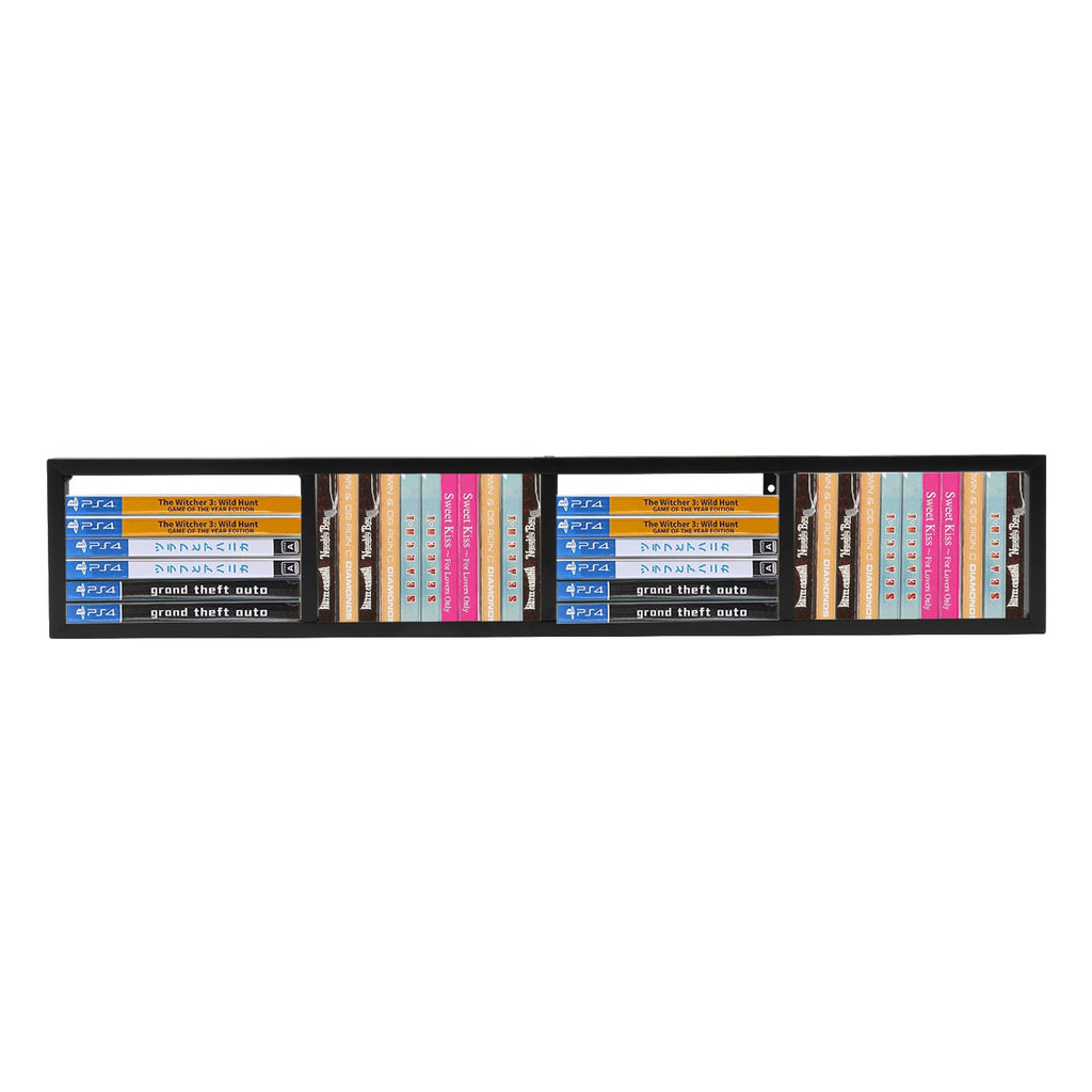 34 Inch Wall Mount Media Storage Rack X94008