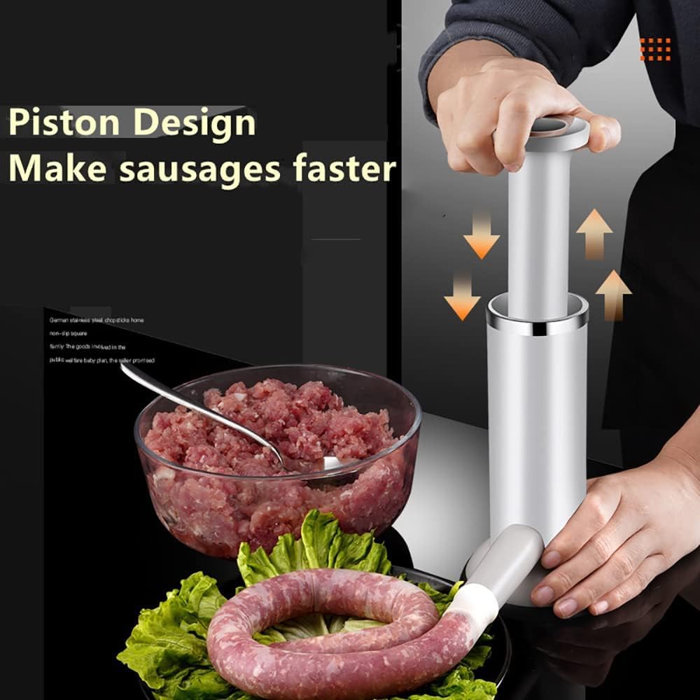 2 in 1 Vertical Sausage Stuffer with 2 Tubes I59012