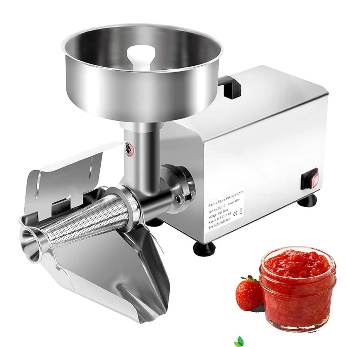 450W Electric Stainless Steel Tomato Strainer O955073