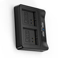 18W PD LCD USB Dual Battery Charger P3585