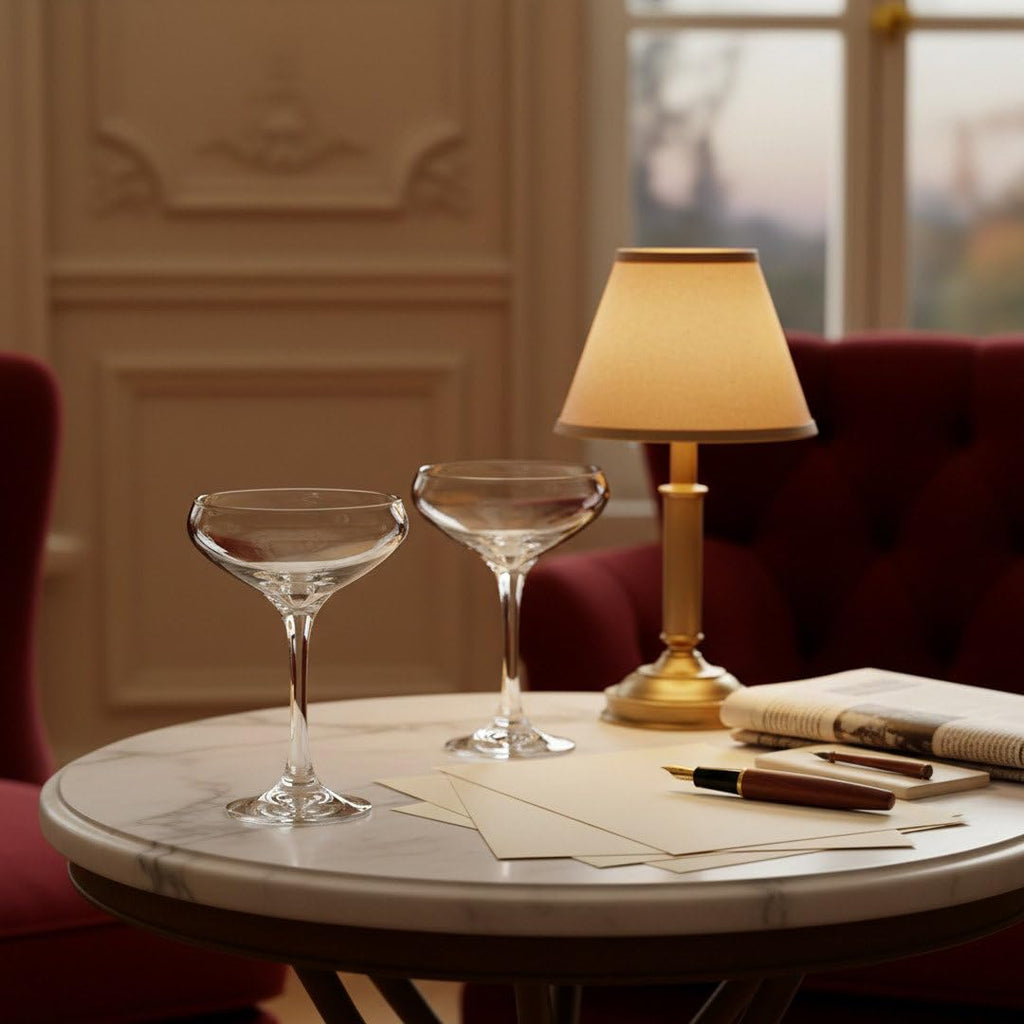 Round Table Cocktail Coupe 2-Piece Set W777
