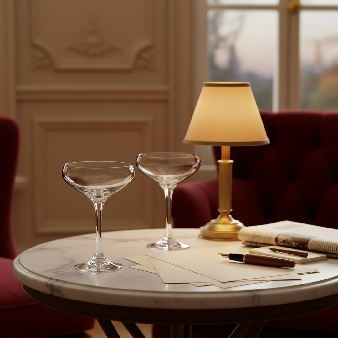 Round Table Cocktail Coupe 2-Piece Set W777