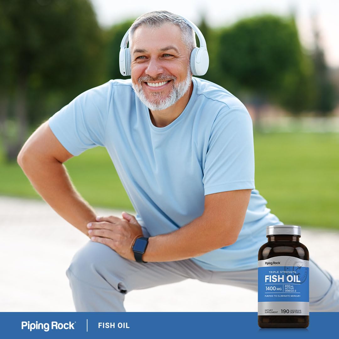 Fish Oil Omega 3 1400 mg 190 Softgels F6763