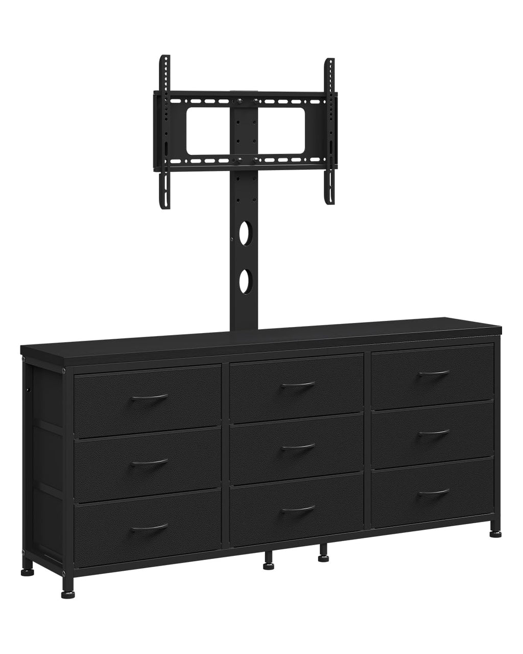TV Stand with Mount and 9 Fabric Drawers S86151
