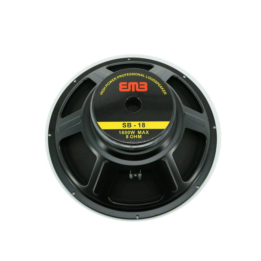 18-Inch Car Audio Subwoofer Speaker, 1800W Max Power, 8 Ohm S928706