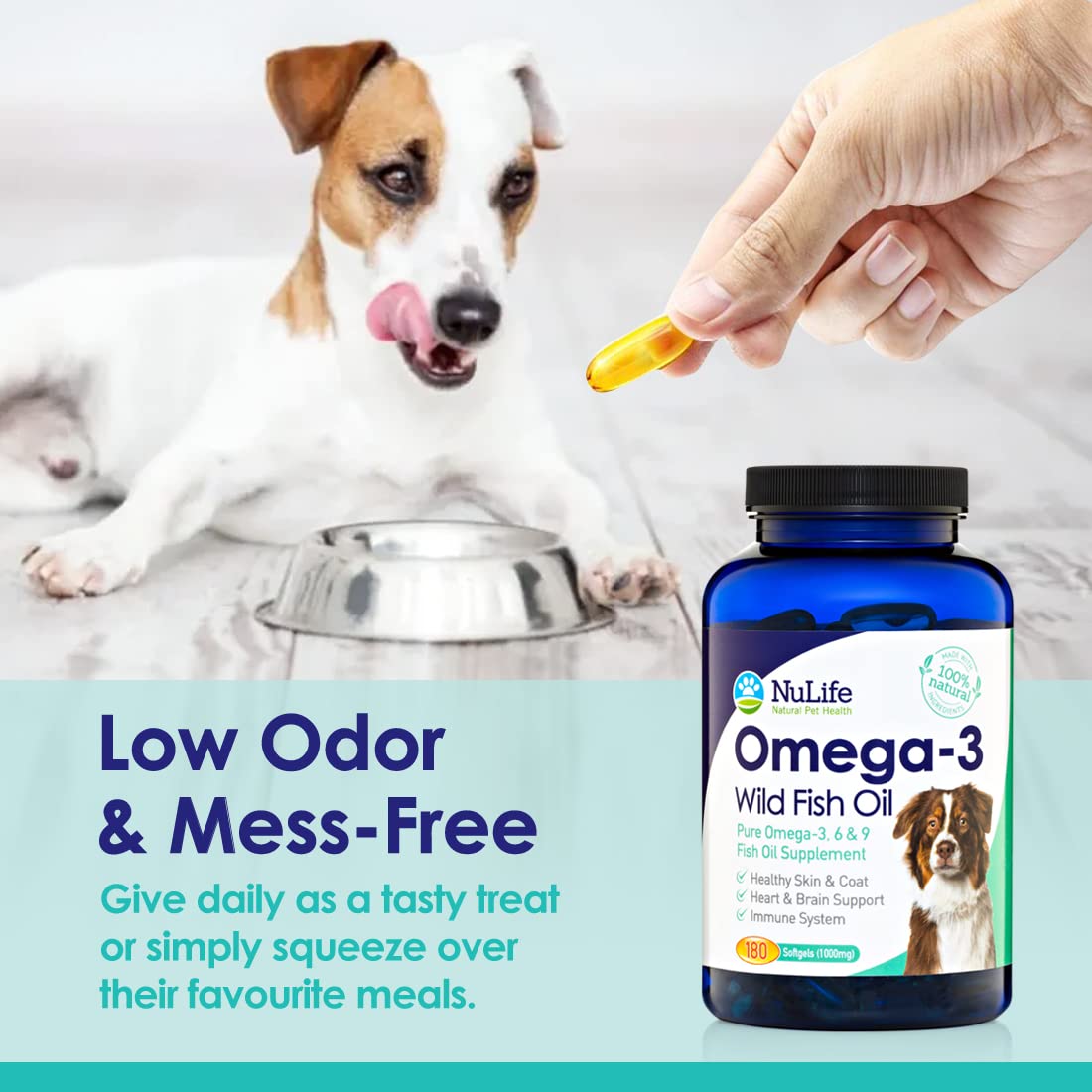 Omega 3 Fish Oil 1000mg 180 Capsules I706