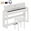 88-Key Weighted Hammer Action Piano Keyboard with Bench V176