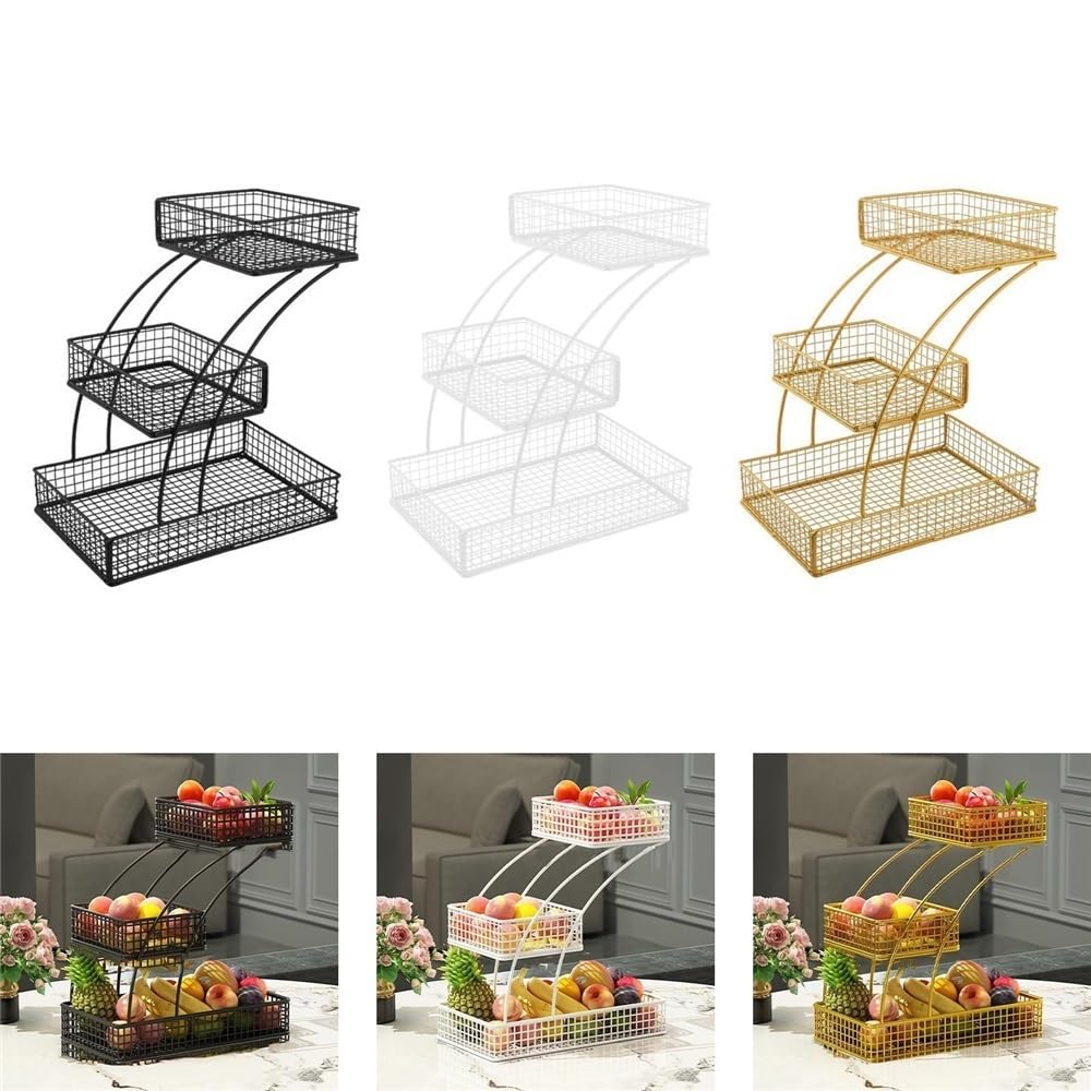 3 Tier Wire Fruit Basket C825