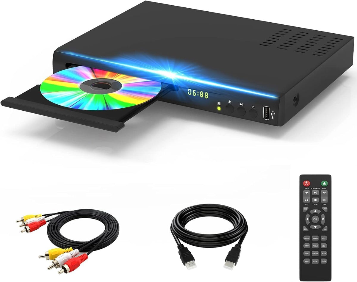 Blu Ray DVD Player 1080P Disc System with HDMI AV Cable L49279