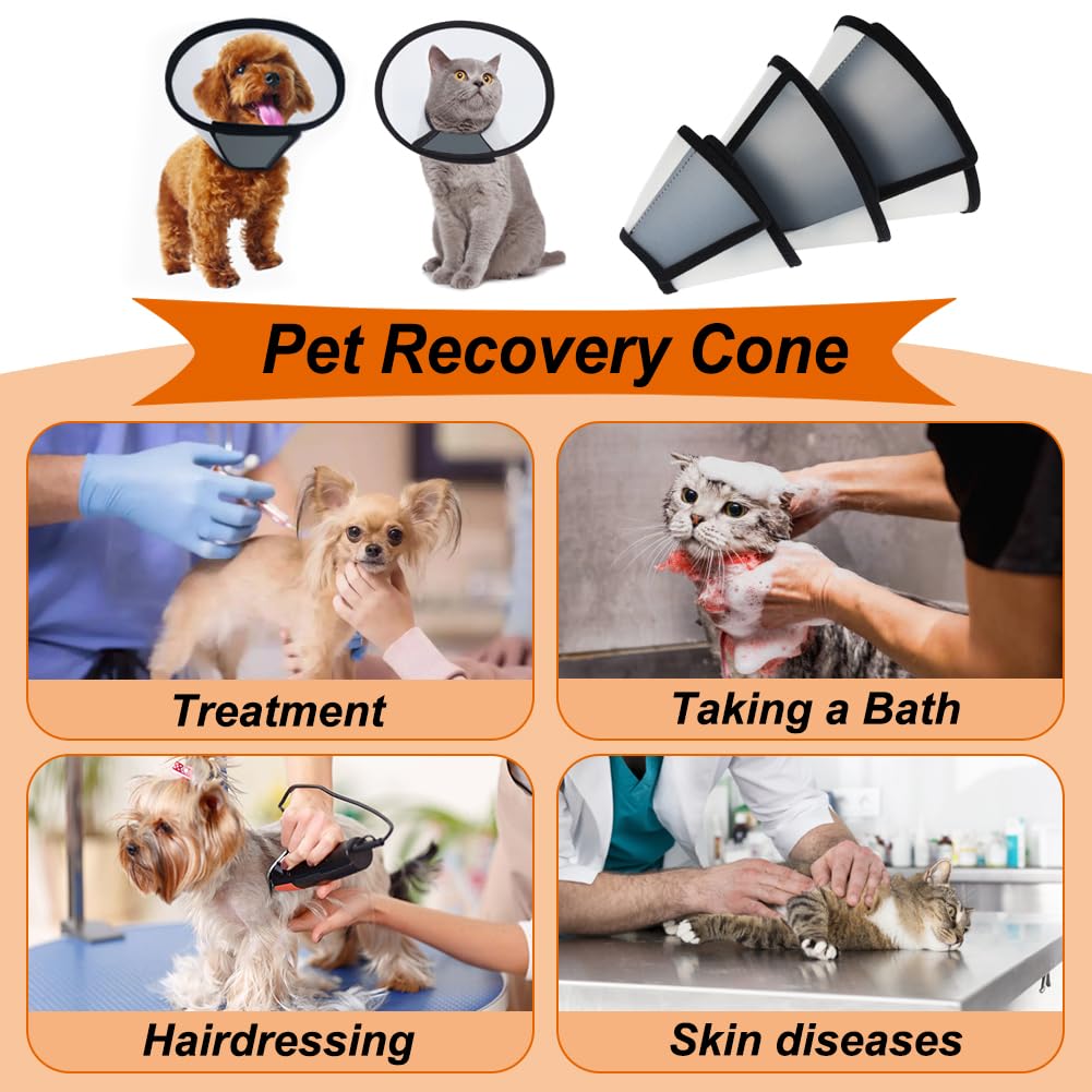 Adjustable PVC Cat Recovery Cone C657956
