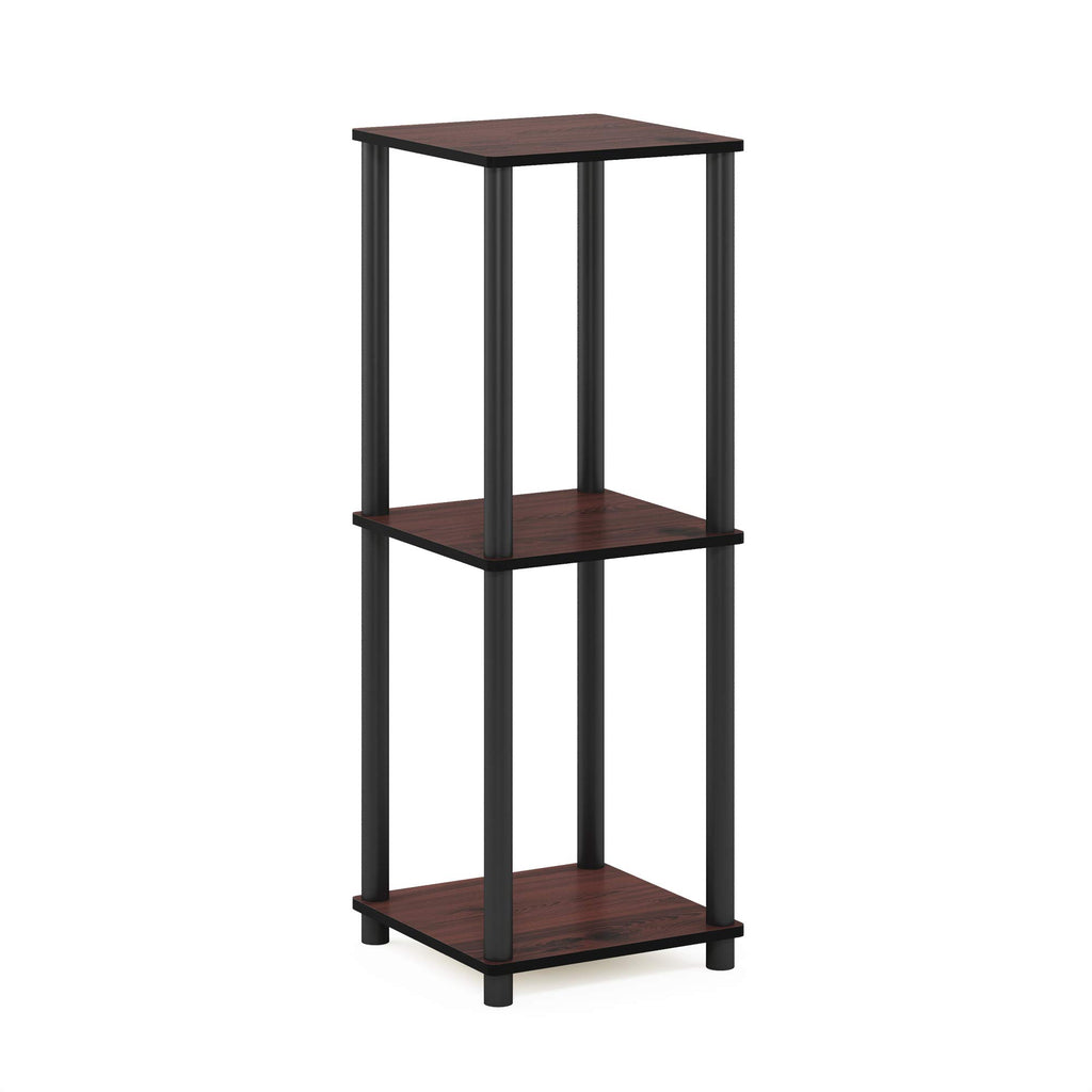 2-Tier Square Side Table Set of 2, Dark Cherry A233