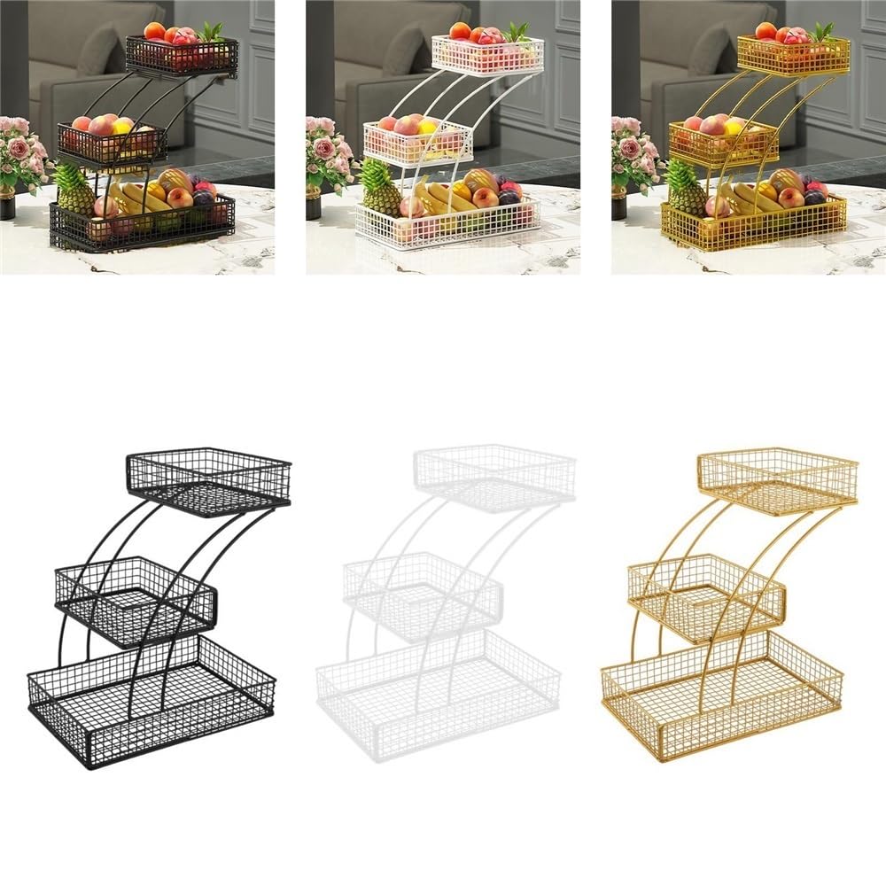 3 Tier Wire Fruit Basket C825