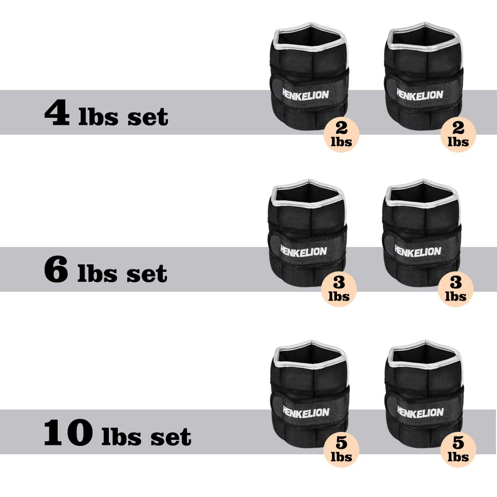 1 Pair Adjustable Ankle Weights Set Z1204