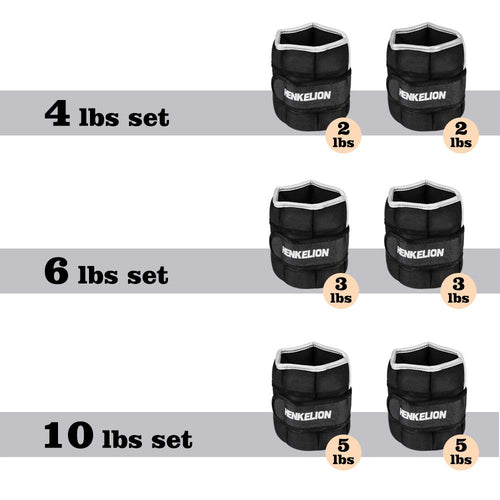 1 Pair Adjustable Ankle Weights Set Z1204