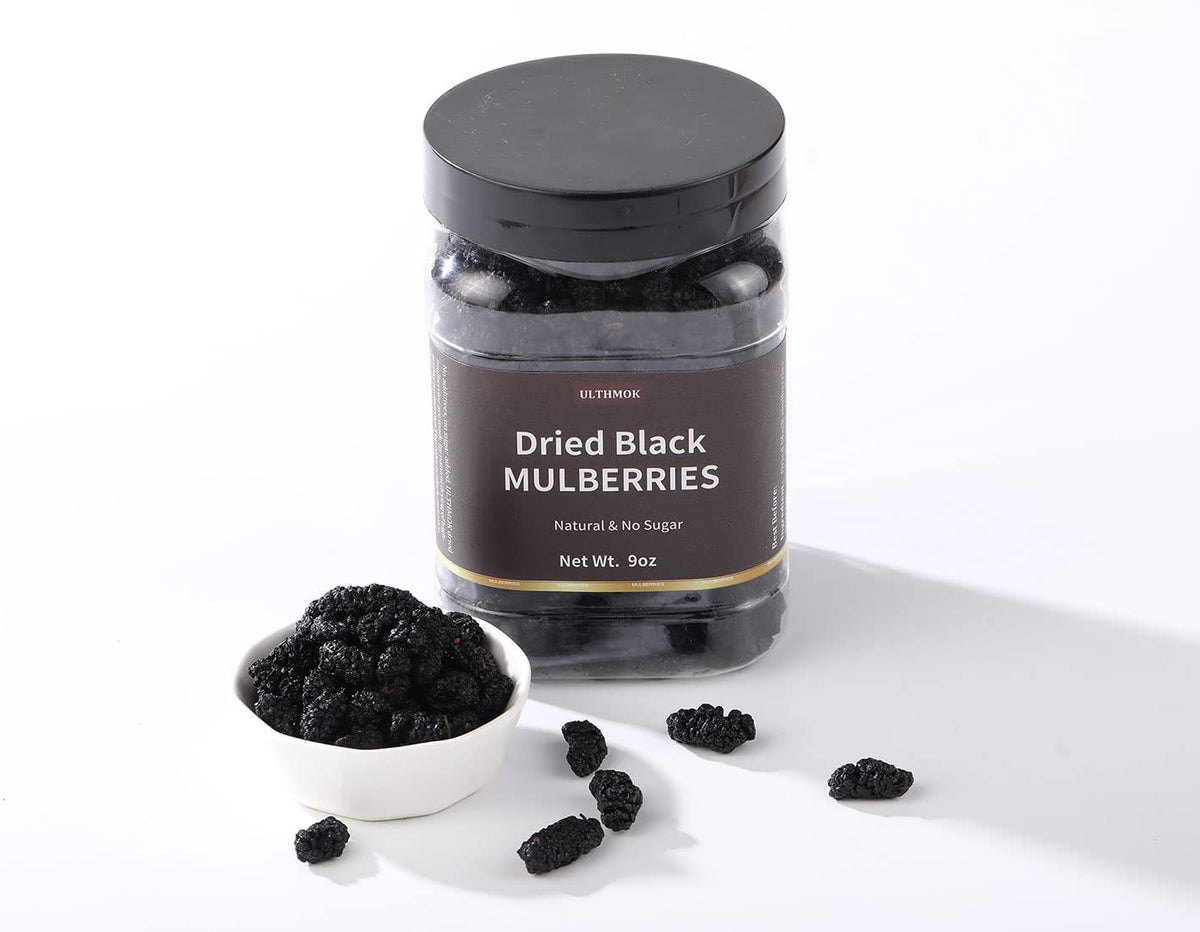 Dried Black Mulberries 9 Oz B397