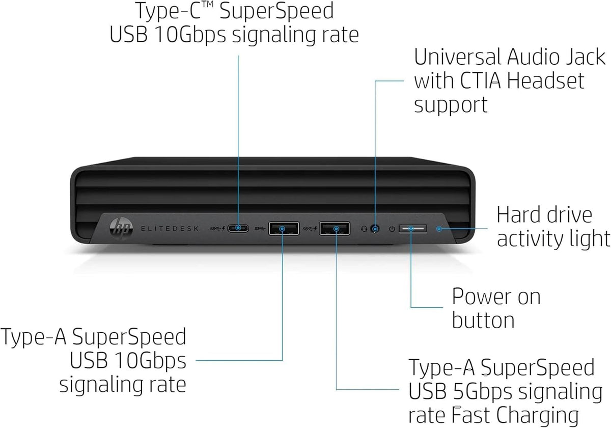 Mini Desktop PC, Intel Core i5-10500T, 16GB RAM, 512GB SSD, Windows 11 Pro Z71960