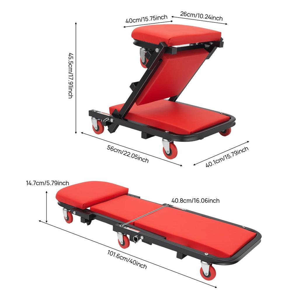 Heavy Duty 2 in 1 Z Creeper Seat M14636