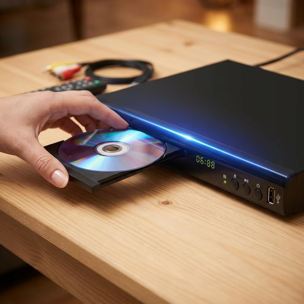 Blu Ray DVD Player 1080P Disc System with HDMI AV Cable L49279