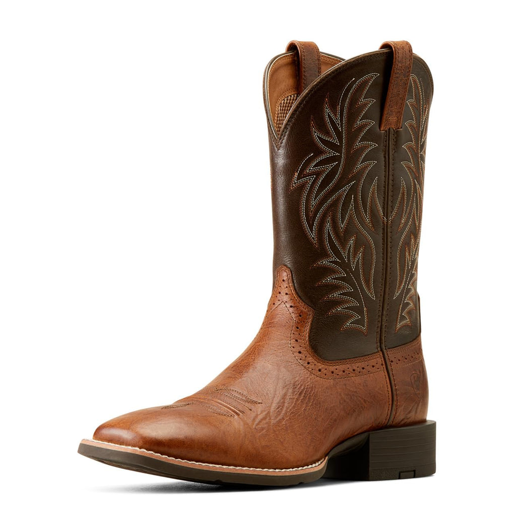 Western Wide Square Toe Cowboy Boot D64109