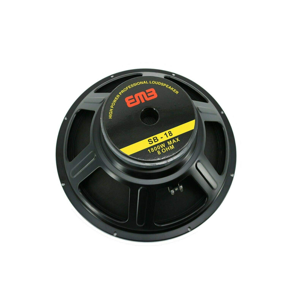 18-Inch Car Audio Subwoofer Speaker, 1800W Max Power, 8 Ohm S928706