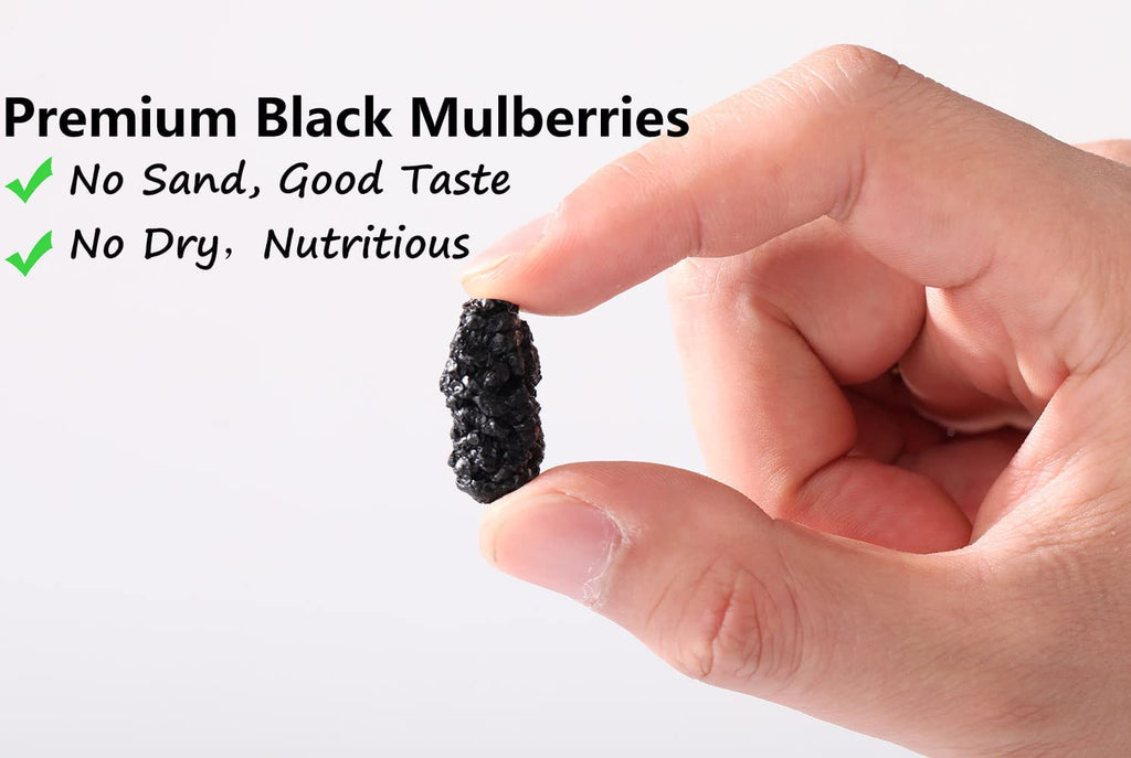 Dried Black Mulberries 9 Oz B397