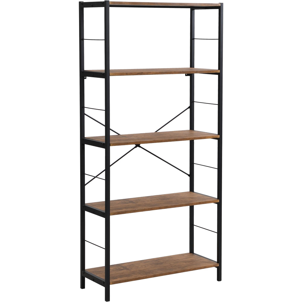 5 Tier Bookshelf with Coffee Shelves U214372