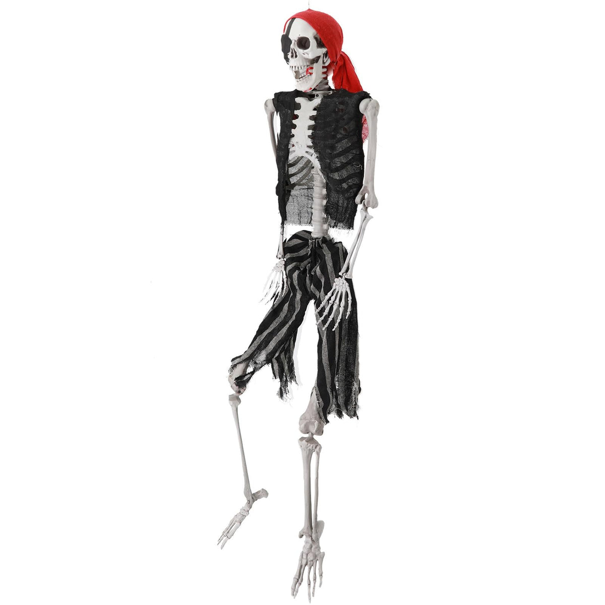 Life Size Pirate Skeleton with Movable Joints H7227