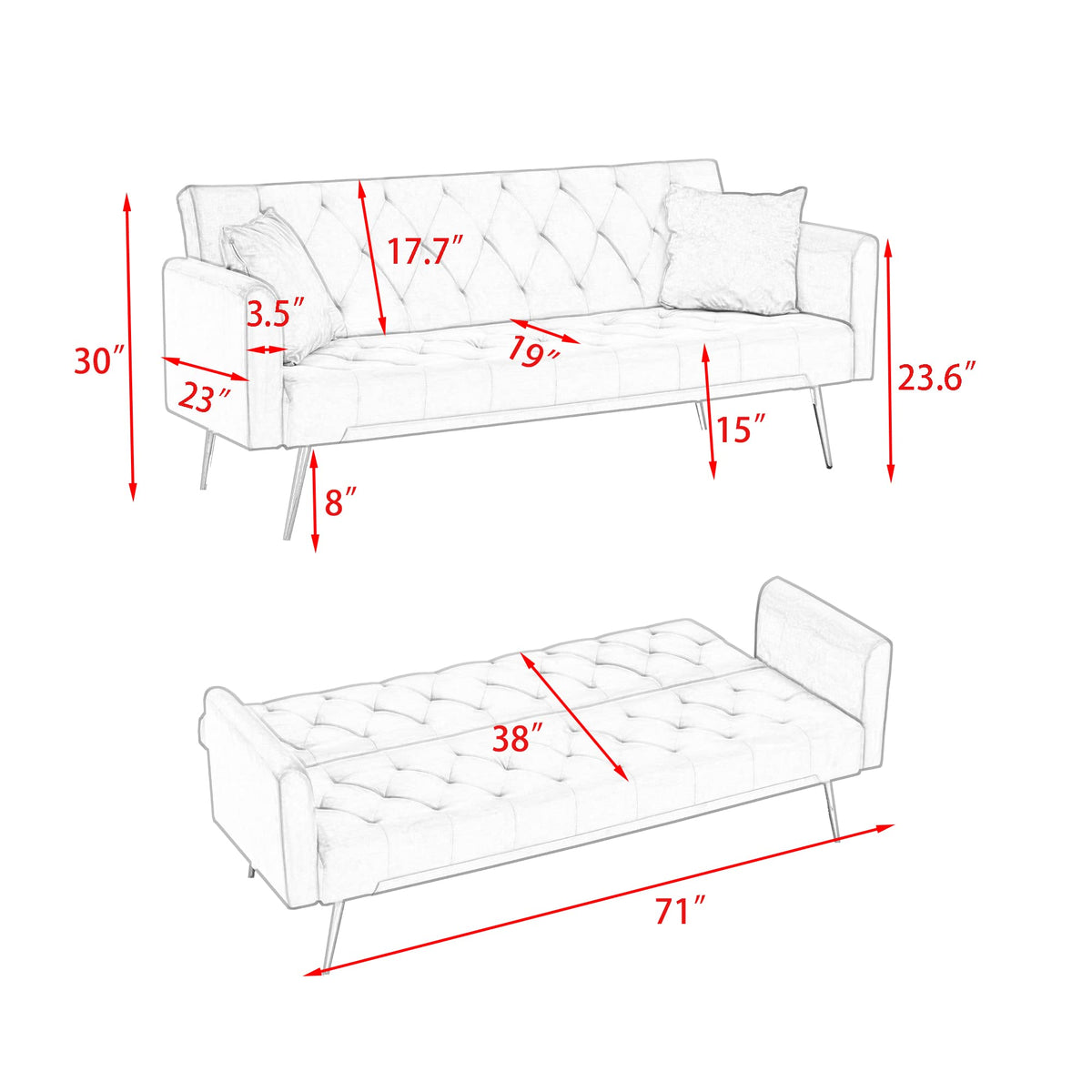 Pink Velvet 2 Seater Loveseat Sofa R382