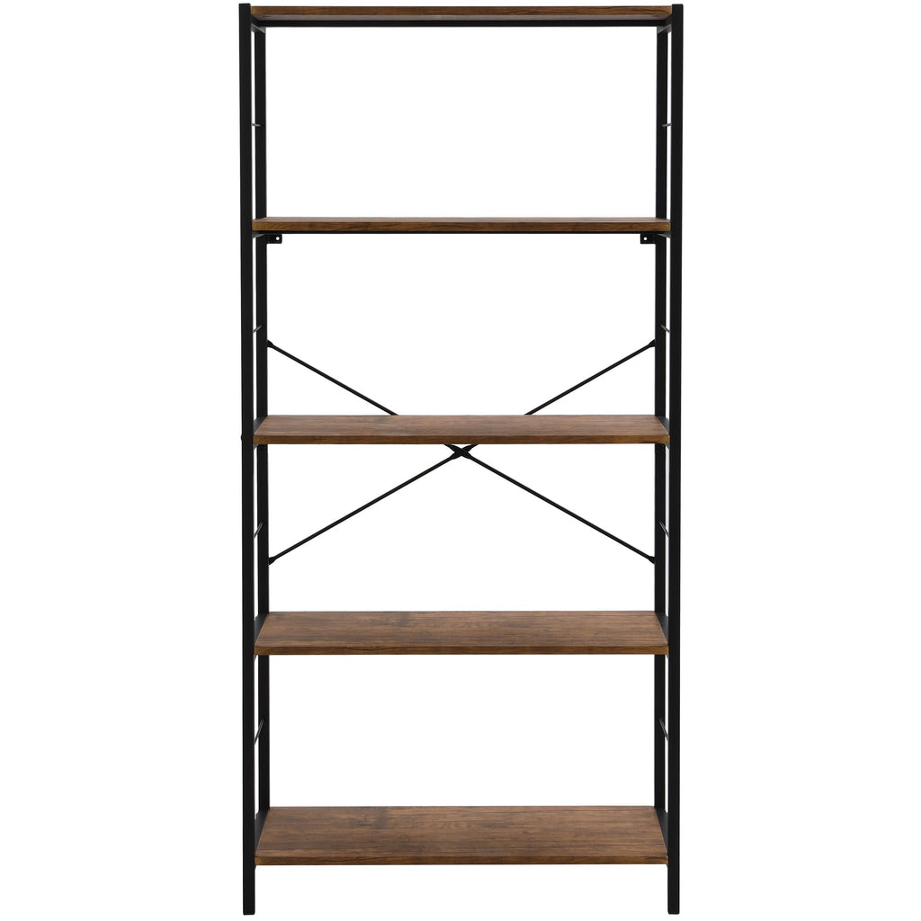 5 Tier Bookshelf with Coffee Shelves U214372