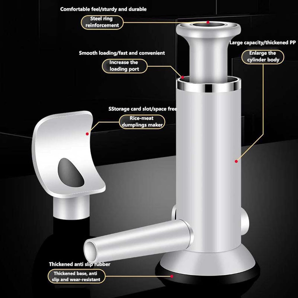 2 in 1 Vertical Sausage Stuffer with 2 Tubes I59012