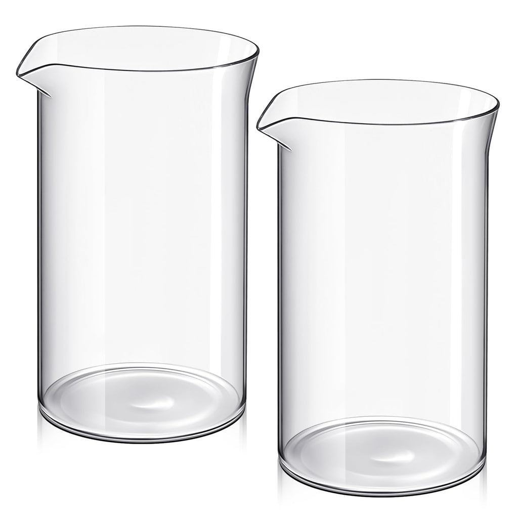 2 Pcs Borosilicate Glass French Press Replacement, 34 oz T717220