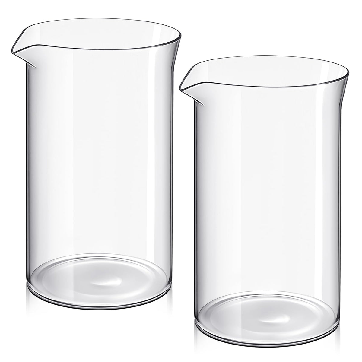 2 Pcs Borosilicate Glass French Press Replacement, 34 oz T717220