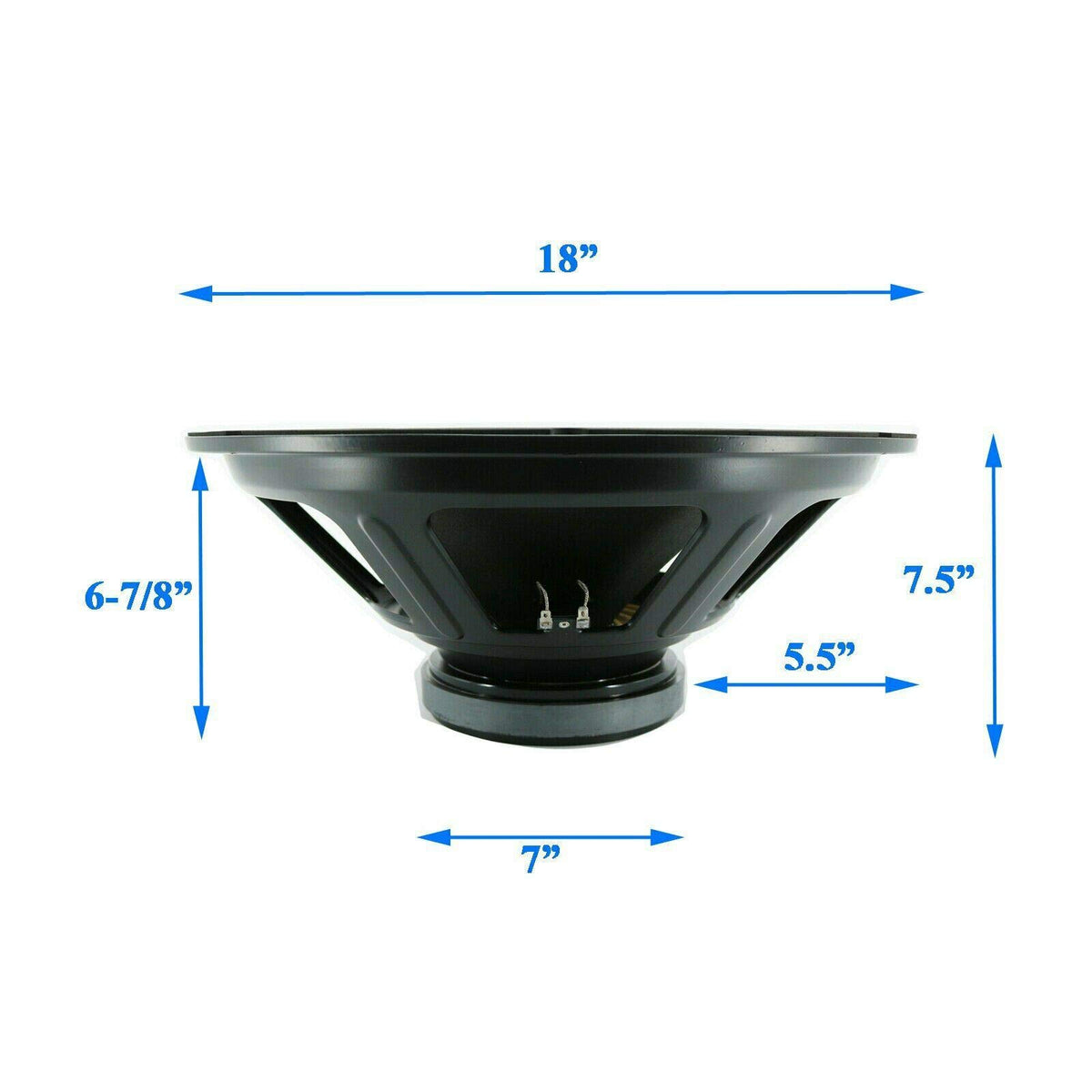 18-Inch Car Audio Subwoofer Speaker, 1800W Max Power, 8 Ohm S928706