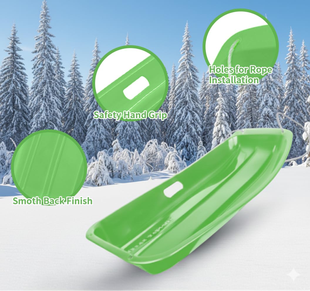 2-Person Sled 35" Toboggan Y276