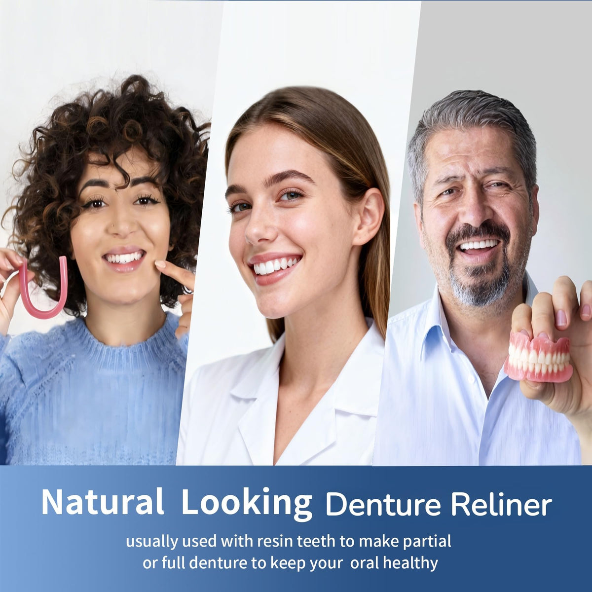 Denture Reline Kit for Upper and Lower Dentures A8134
