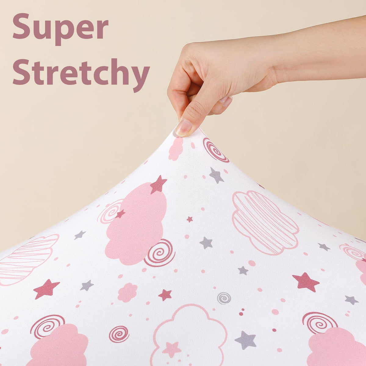 3 Pack Fitted Crib Sheets 52”x28” X913