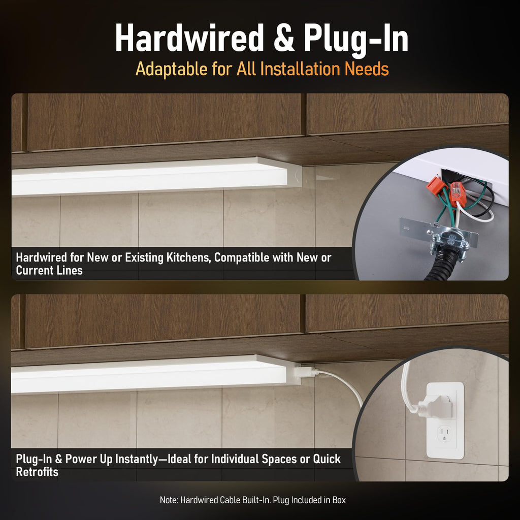 2-Pack Ultra-Slim LED Under Cabinet Lighting C828
