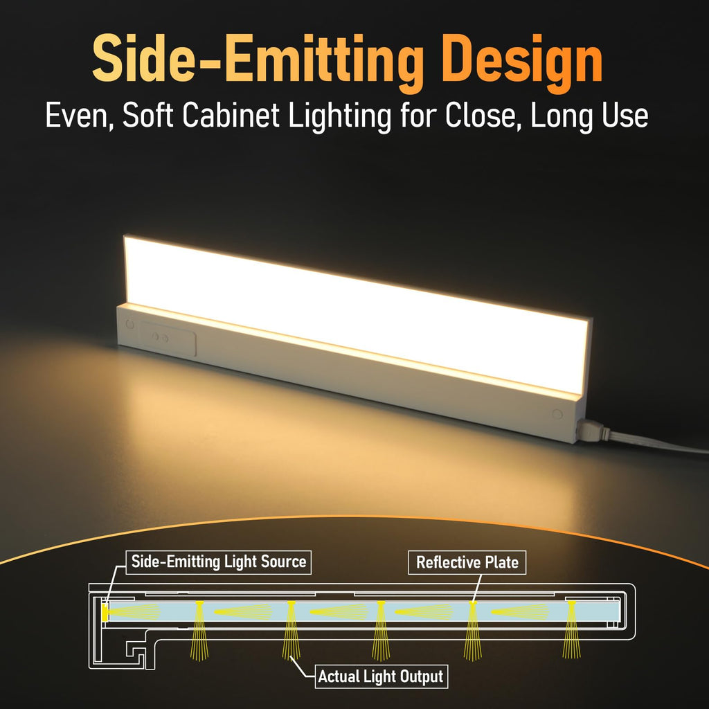 2-Pack Ultra-Slim LED Under Cabinet Lighting C828
