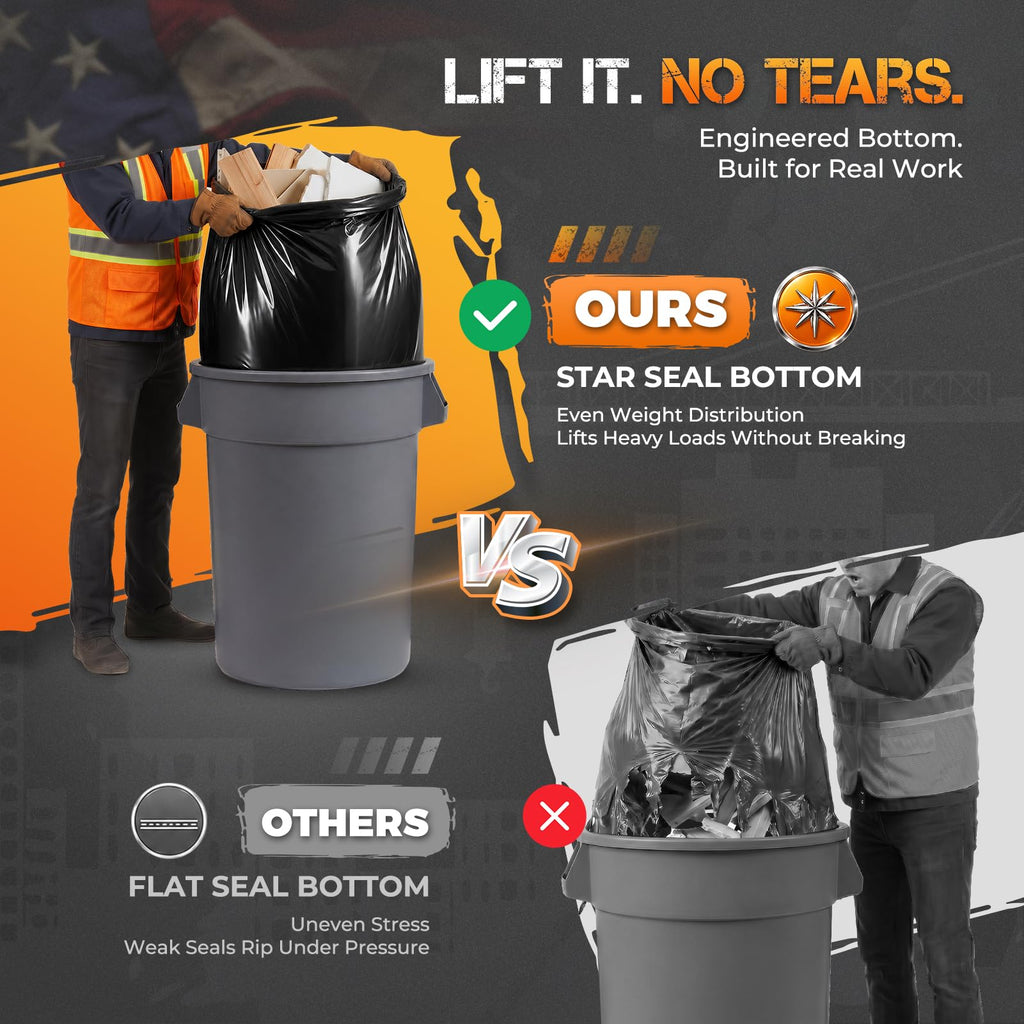 55-60 Gallon 40 Count Trash Bags P21927