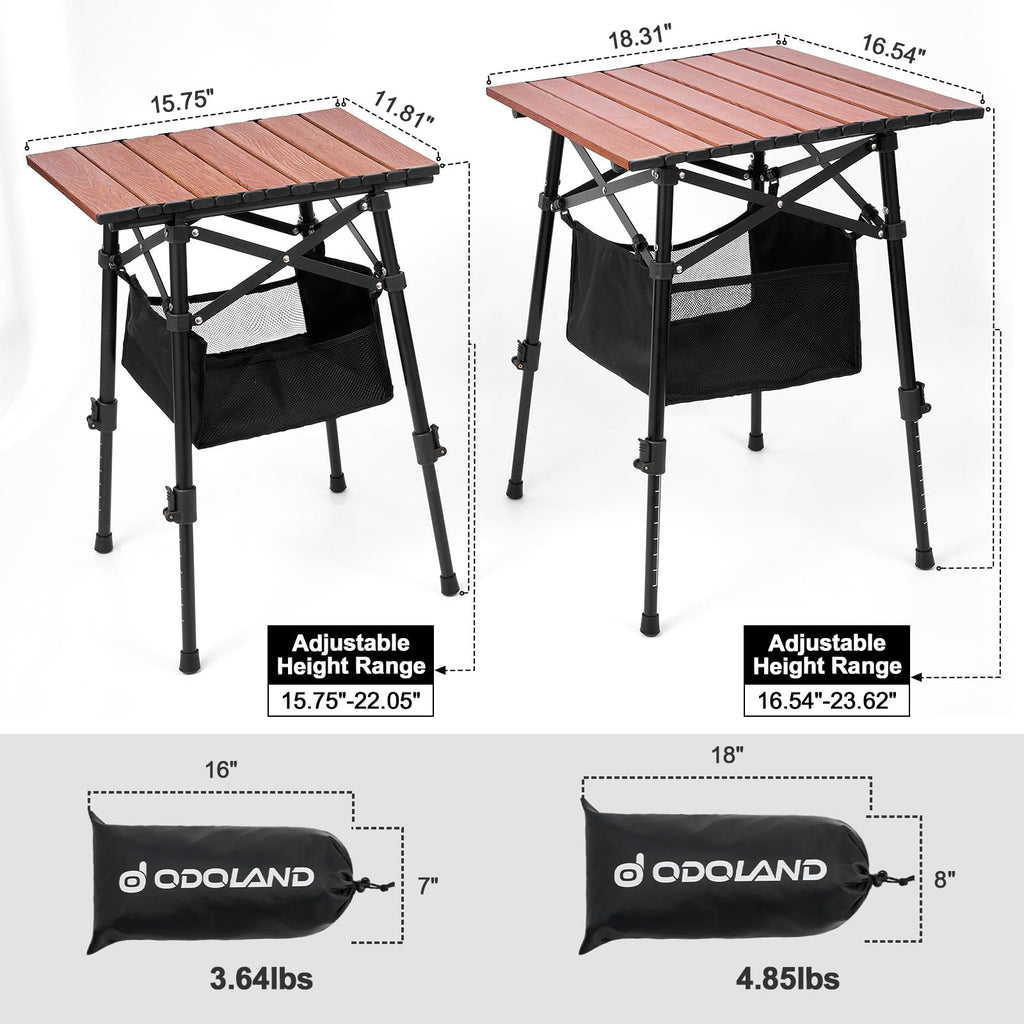 Portable Folding Camping Table Adjustable Height O1885