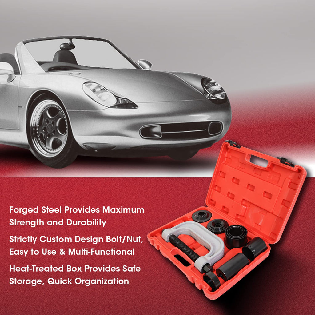 Ball Joint Press and U Joint Removal Kit, 10 PCS with Storage Case C127278