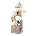 70.1-Inch Tall Cat Tree with Litter Box Enclosure P38900